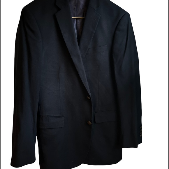 Mens Jean-Paul Germain Dark Blue Sport Coat 42R - Picture 1 of 5